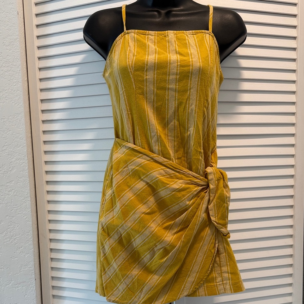 Yellow Striped Dress